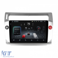 Car Navigation with AI Assistance Teyes CC4 PRO suitable for Citroen C4 2004-2014 8+128GB 9.5 QLED, Android 13, 5G, 7.1 DSP, CarPlay