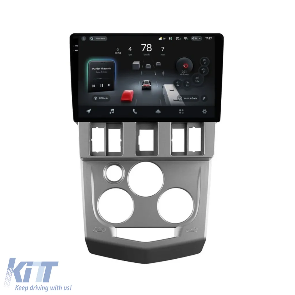 Car Navigation with AI Assistance Teyes CC4 PRO suitable for Dacia Logan 1 2004-2008 8+128GB 9.5 QLED, Android 13, 5G, 7.1 DSP, CarPlay