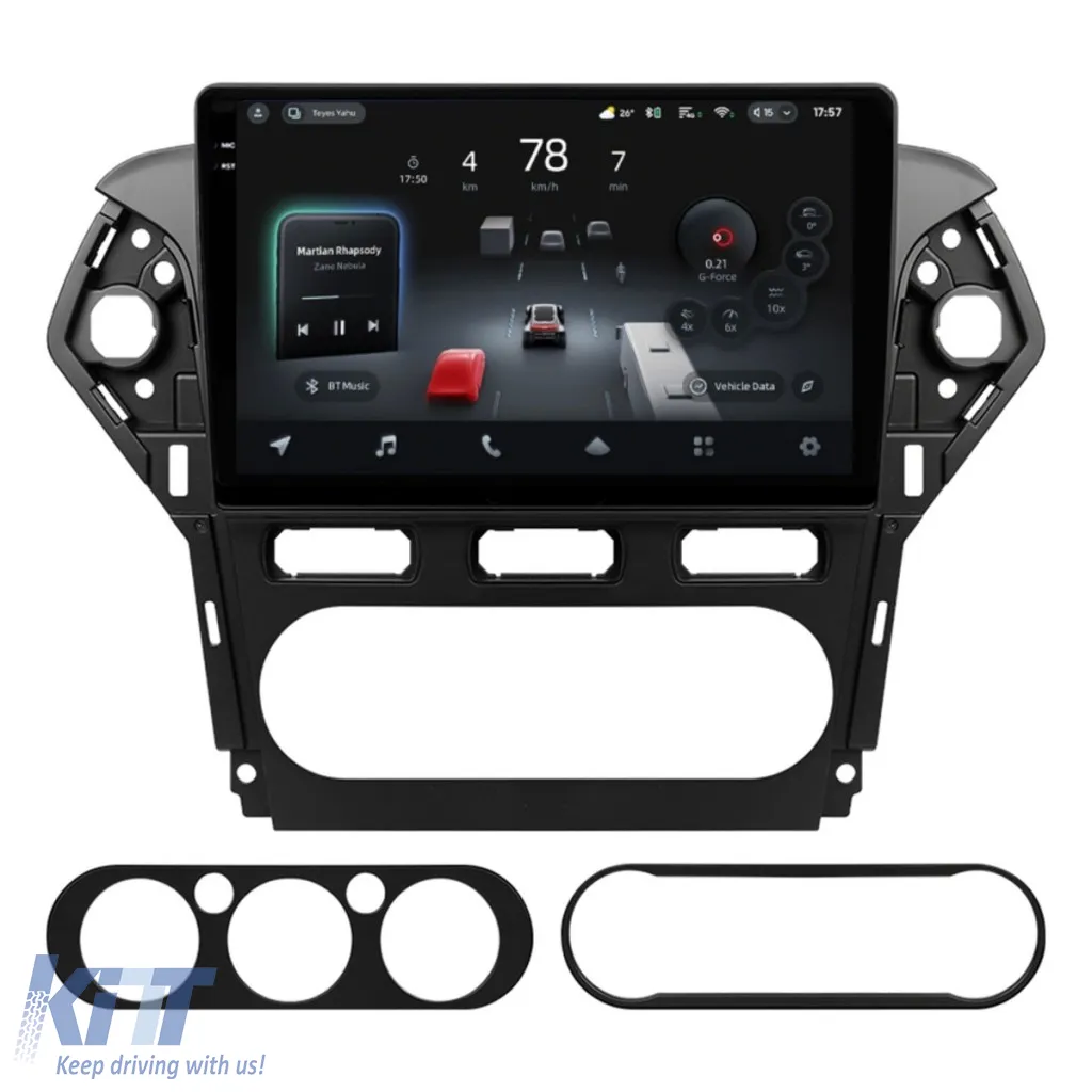 Car Navigation with AI Assistance Teyes CC4 PRO suitable for Ford Mondeo 4 2011-2014 8+128GB 10.36 QLED, Android 13, 5G, 7.1 DSP, CarPlay