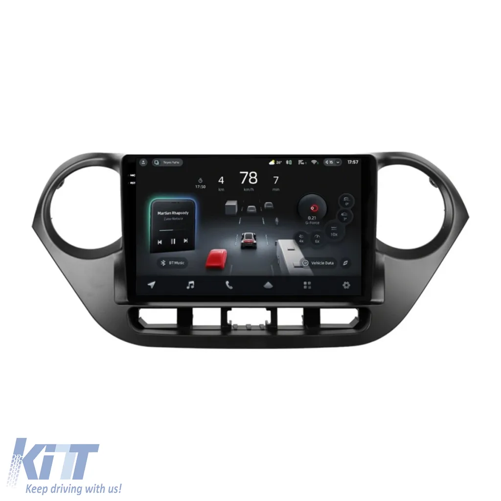 Car Navigation with AI Assistance Teyes CC4 PRO suitable for Hyundai i10 2013-2016 8+128GB 10.36 QLED, Android 13, 5G, 7.1 DSP, CarPlay