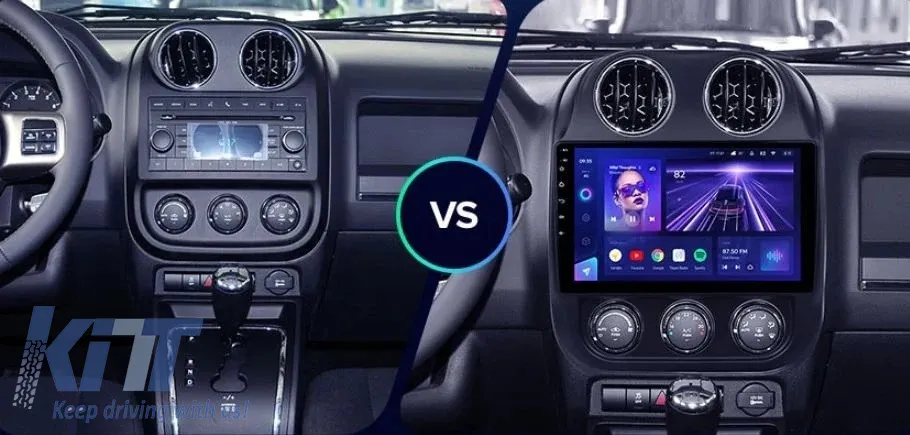 Car Navigation with AI Assistance Teyes CC4 PRO suitable for Jeep Compass 1 2009-2015 8+128GB 10.36 QLED, Android 13, 5G, 7.1 DSP, CarPlay