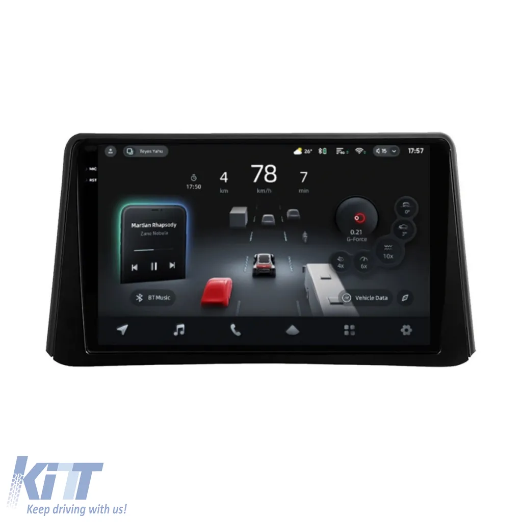 Car Navigation with AI Assistance Teyes CC4 PRO suitable for Opel Mokka 2012-2016 8+128GB 9.5 QLED, Android 13, 5G, 7.1 DSP, CarPlay