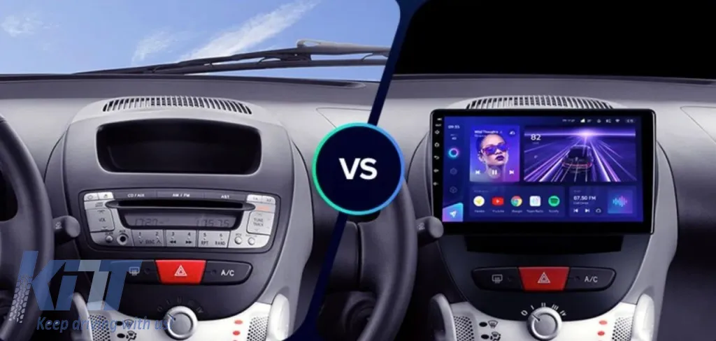 Car Navigation with AI Assistance Teyes CC4 PRO suitable for Peugeot 107 2005-2014 8+128GB 10.36 QLED, Android 13, 5G, 7.1 DSP, CarPlay