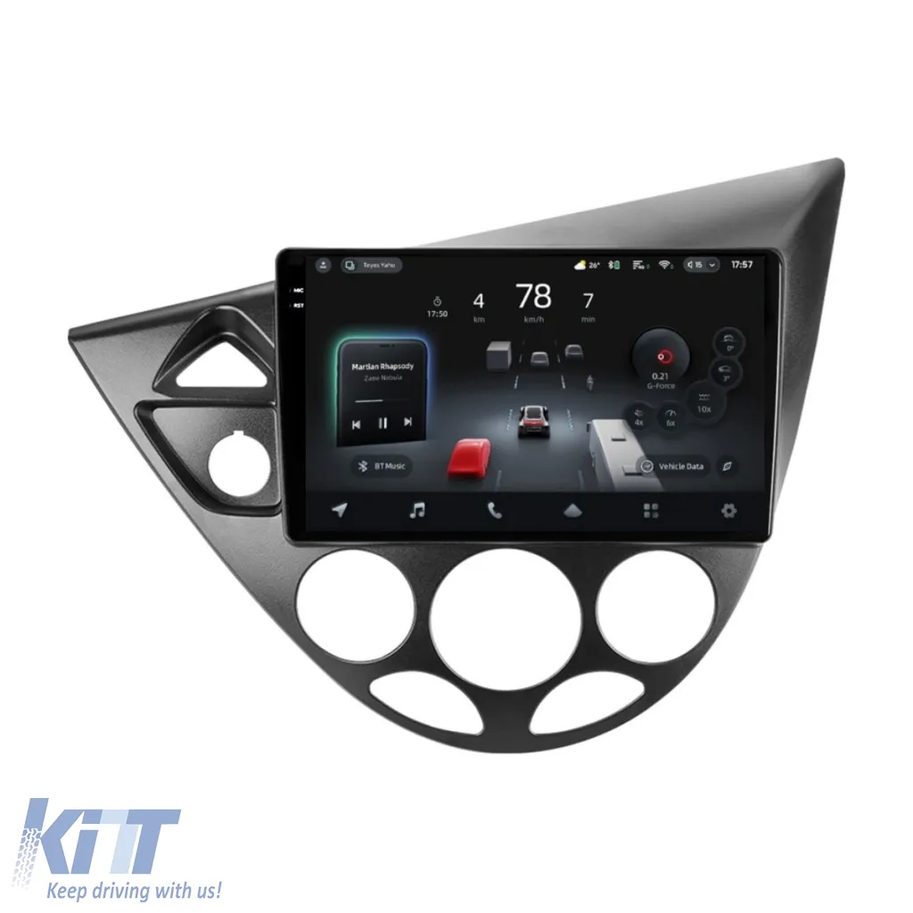 Car Navigation with AI Assistance Teyes CC4 PRO suitable for Ford Focus 1 1998-2005 8+128GB 9.5 QLED, Android 13, 5G, 7.1 DSP, CarPlay