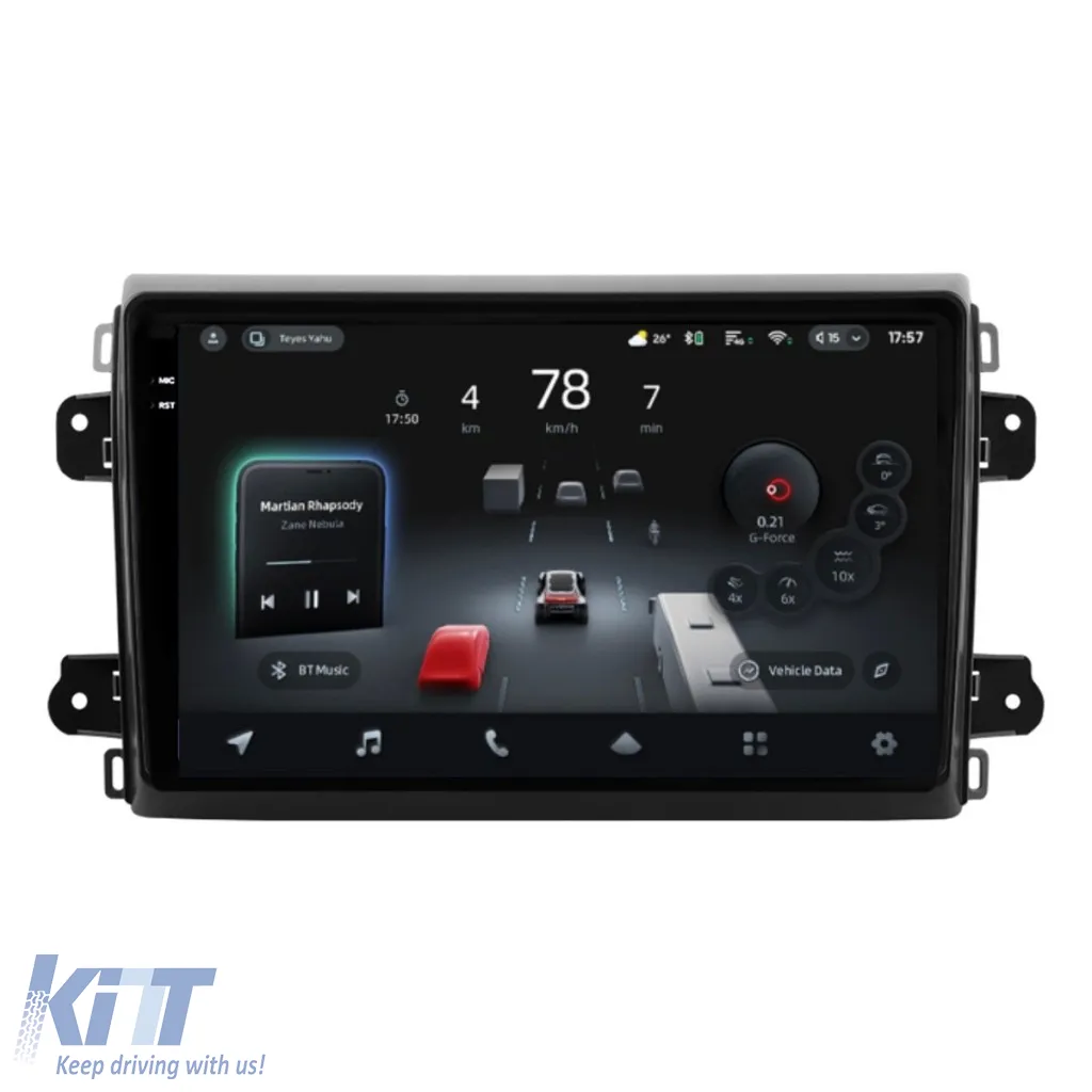 Car Navigation with AI Assistance Teyes CC4 PRO suitable for Fiat Ducato 2022-2023 8+128GB 9.5 QLED, Android 13, 5G, 7.1 DSP, CarPlay