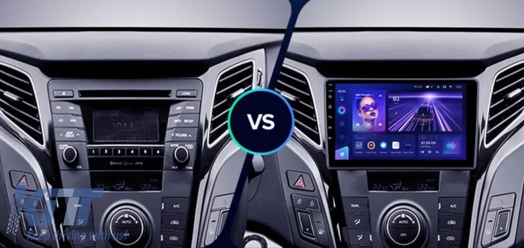 Car Navigation with AI Assistance Teyes CC4 PRO suitable for Hyundai i40 2011, 2019 8+128GB 9.5 QLED, Android 13, 5G, 7.1 DSP, CarPlay
