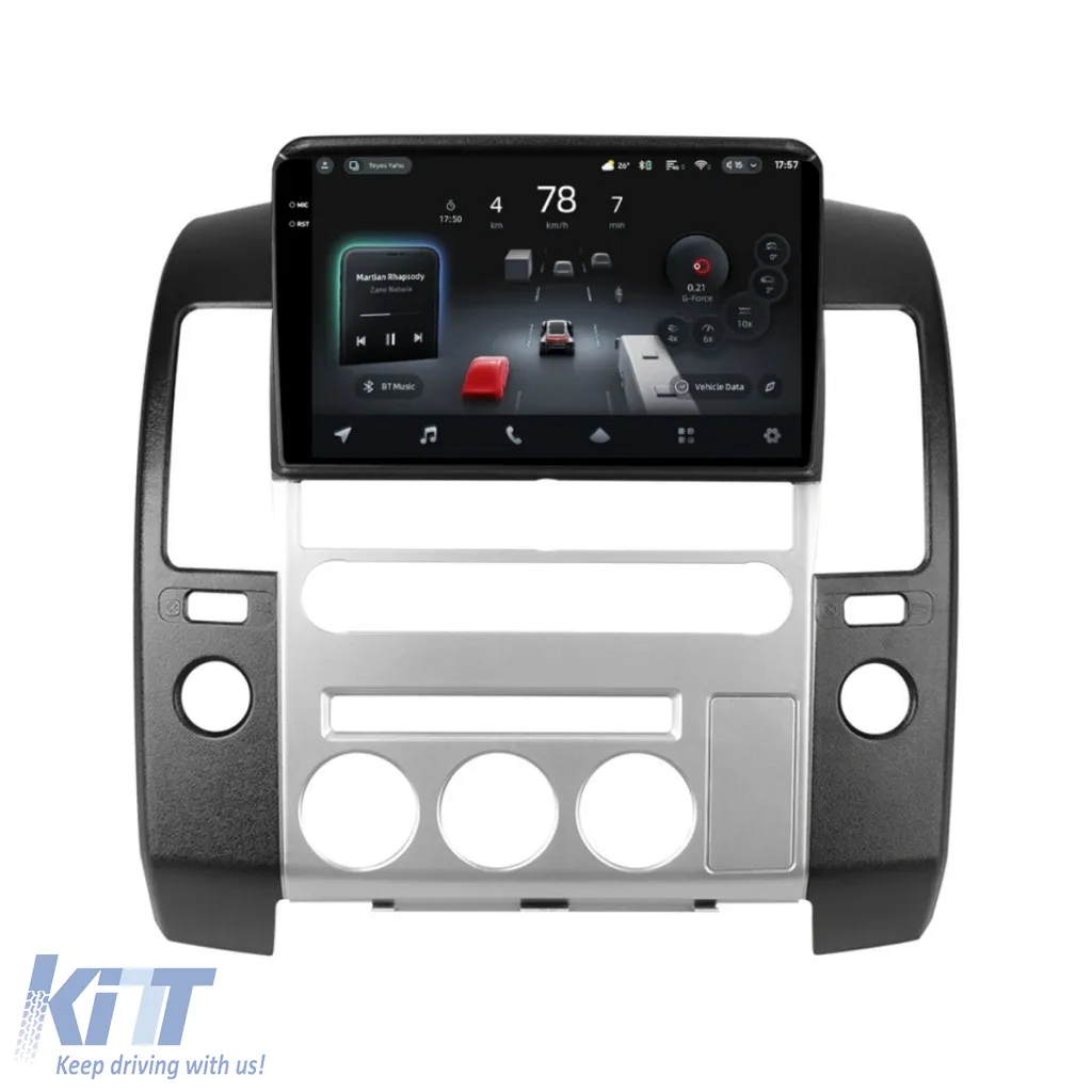 Car Navigation with AI Assistance Teyes CC4 PRO suitable for Nissan Pathfinder 2005-2012 8+128GB 9.5 QLED, Android 13, 5G, 7.1 DSP, CarPlay