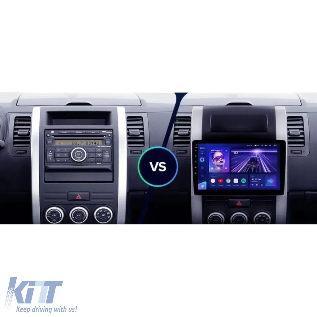 Car Navigation with AI Assistance Teyes CC4 PRO suitable for Nissan X Trail 2 T31 2008-2013 8+128GB 10.36 QLED, Android 13, 5G, 7.1 DSP, CarPlay