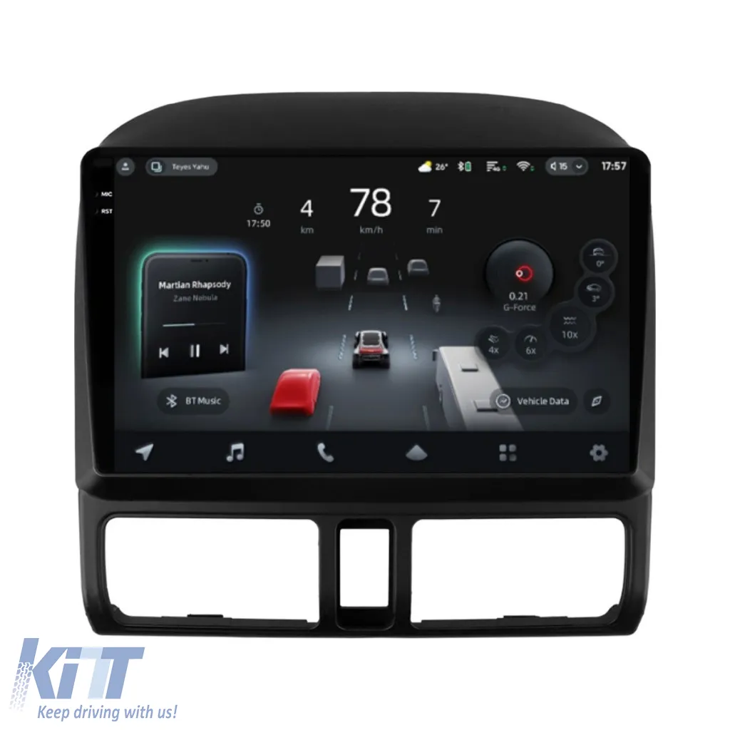 Car Navigation with AI Assistance Teyes CC4 PRO suitable for Honda CR-V 2 2001-2006 8+128GB 9.5 QLED, Android 13, 5G, 7.1 DSP, CarPlay