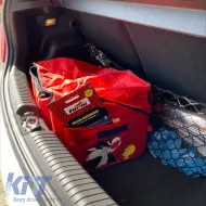 Car Organizer Bag Foldable With Zip Looney Tunes Sylvester & Tweety 30x39x24cm Red Color-image-6303381