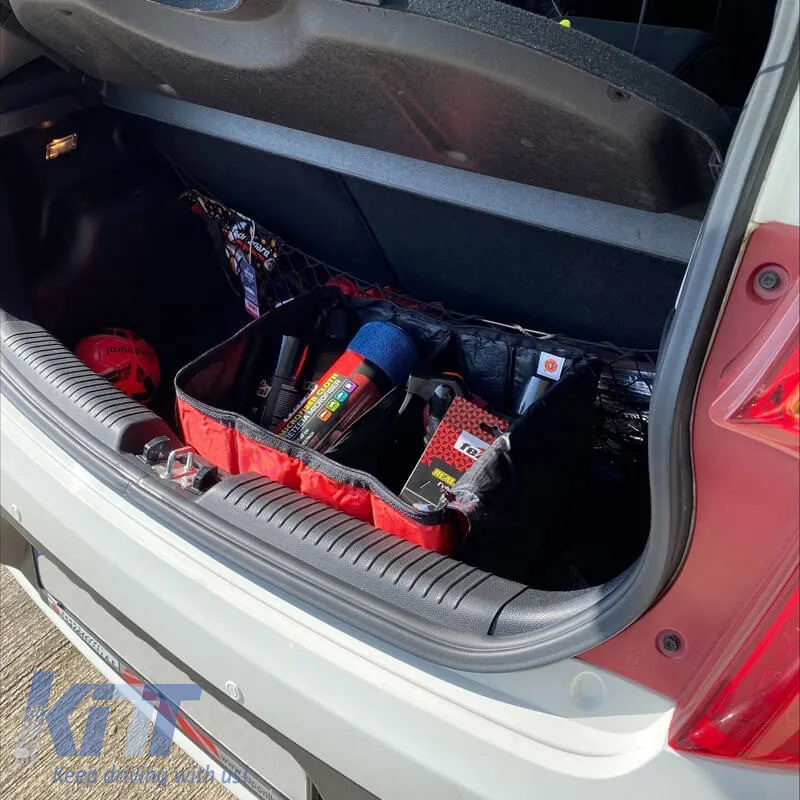 Car Organizer Bag Foldable With Zip Looney Tunes Sylvester & Tweety 30x39x24cm Red Color