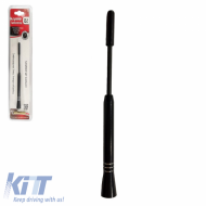 Car Roof Antenna Universal Large 15.5cm Black with Adapters