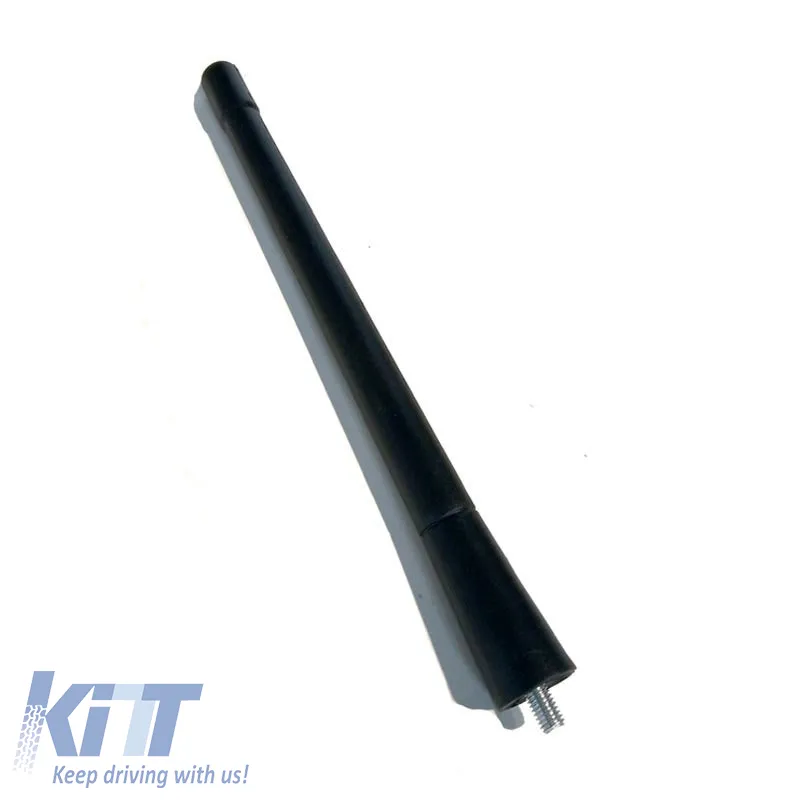 Car Roof Antenna Universal Rubber suitable for VW / Peugeot / Fiat / Citroen / Renault 17.5cm Black