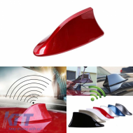 Car Roof Antenna Universal Shark Type suitable for Bmw 740 F01 Look Red With Cable