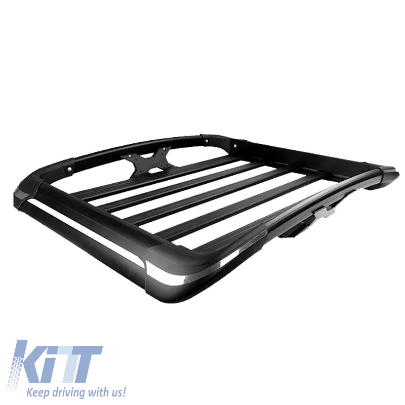 Car Roof Rack Metal Black Aero "4x4" 140x100cm 28829
