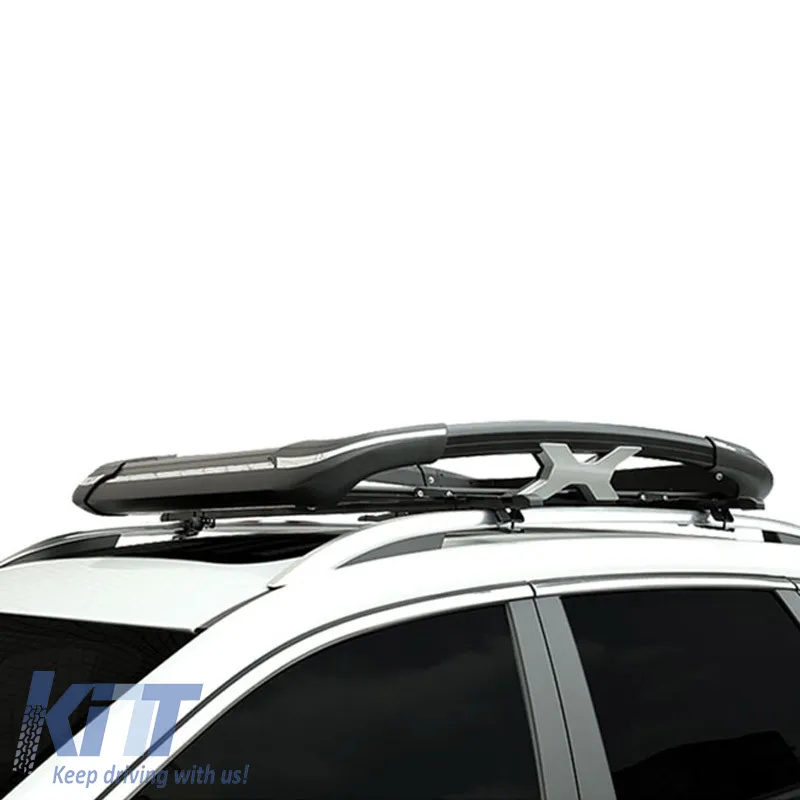 Car Roof Rack Metal Black Aero "4x4" 140x100cm 28829