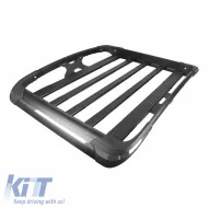Car Roof Rack Metal Black Aero Vertical 127x96cm 28828-image-6299356