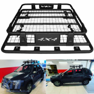 Car Roof Rack Metal Black Safari 127x96cm 28826