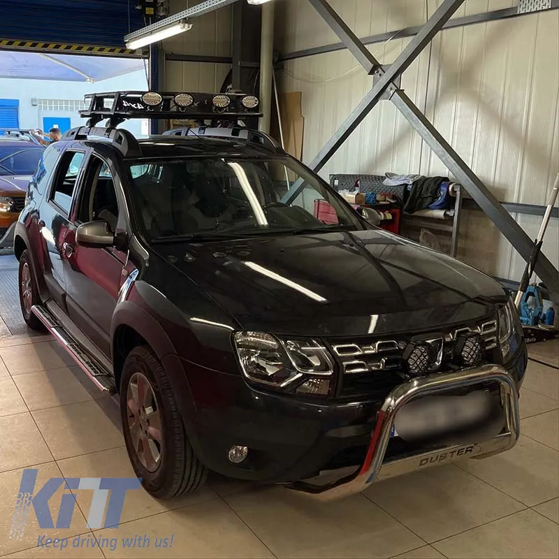 Car Roof Rack Metal Black Safari 127x96cm 28826