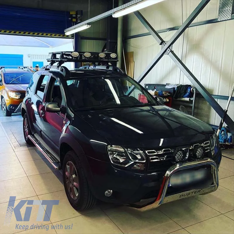 Car Roof Rack Metal Black Safari 127x96cm 28826