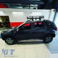 Car Roof Rack Metal Black Safari 127x96cm 28826-image-6299352