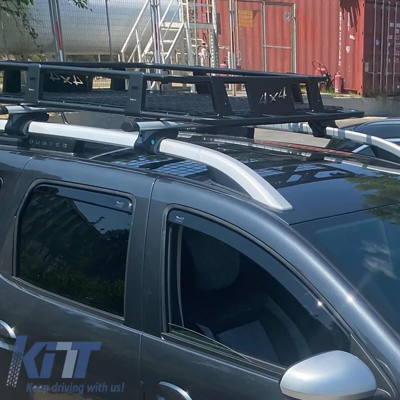 Car Roof Rack Metal Black Safari Rackit 140x100cm 28830