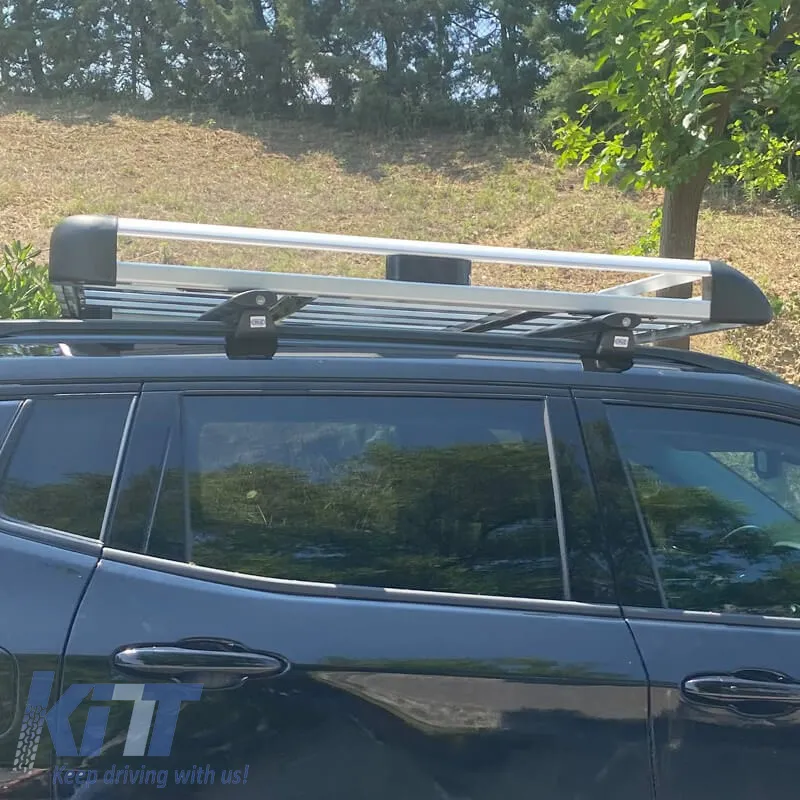Car Roof Rack Rackit Aluminium Silver Aero 127x96cm 28832