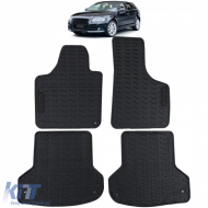 Car Rubber Floor Mats Black Premium Set for Audi A3 8P 2003-2013 - ODFMA6013217