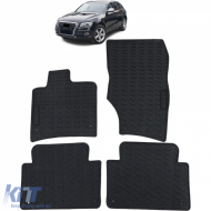 Car Rubber Floor Mats Black Premium Set for Audi Q7 4L 06-15 - ODFMA6013679