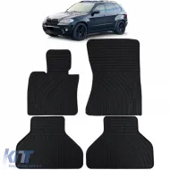 image-67-Car Rubber Floor Mats Black Premium Set for BMW X5 E70 X6 E71