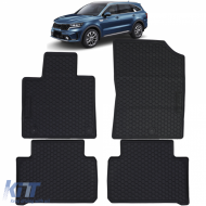 Car Rubber Floor Mats Black Premium Set for Kia Sorento MQ4 from 2020 - ODFMK6015278