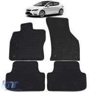 image-43-Car Rubber Floor Mats Black Premium Set for Leon + Golf 7 + Audi A3 8V from 12