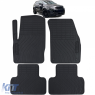 Car Rubber Floor Mats Black Premium Set for Range Rover Evoque I 11-19 - ODFMLR6012521