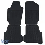 Car Rubber Floor Mats Black Premium Set for VW Polo 6R 6C 09-17-image-6326758