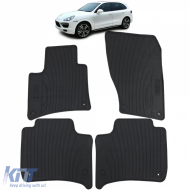 Car Rubber Floor Mats Black Premium Set for Porsche Cayenne 10-19 - ODFMP6012522