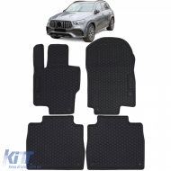 Car Rubber Floor Mats Black Premium Set for Mercedes GLE V167 from 2018 - ODFMM6012661