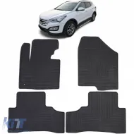 image-16-Car Rubber Floor Mats Black Premium Set for Hyundai Santa Fe 3 DM 12-18