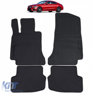 Car Rubber Floor Mats Black Premium Set for Mercedes C Coupe C205 2015-2018 - ODFMM6014413