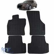 Car Rubber Floor Mats Black Premium Set suitable for Audi A3 8V 2012-2019 - ODFMA6013238