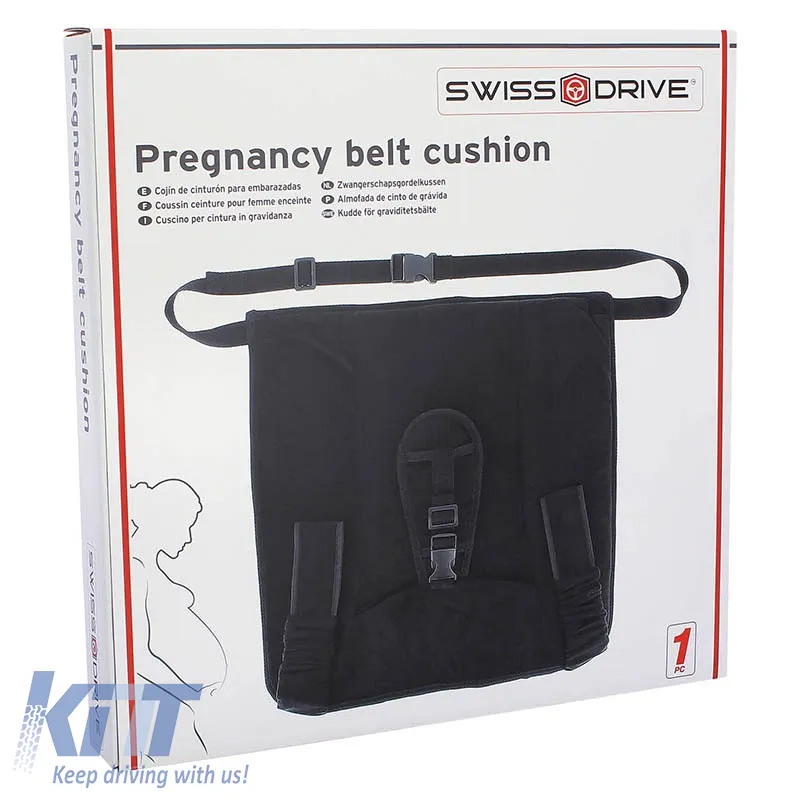Car Safety Seat belt suitable for Pregnant Women ''Swiss Drive'' Alcantara RK19021