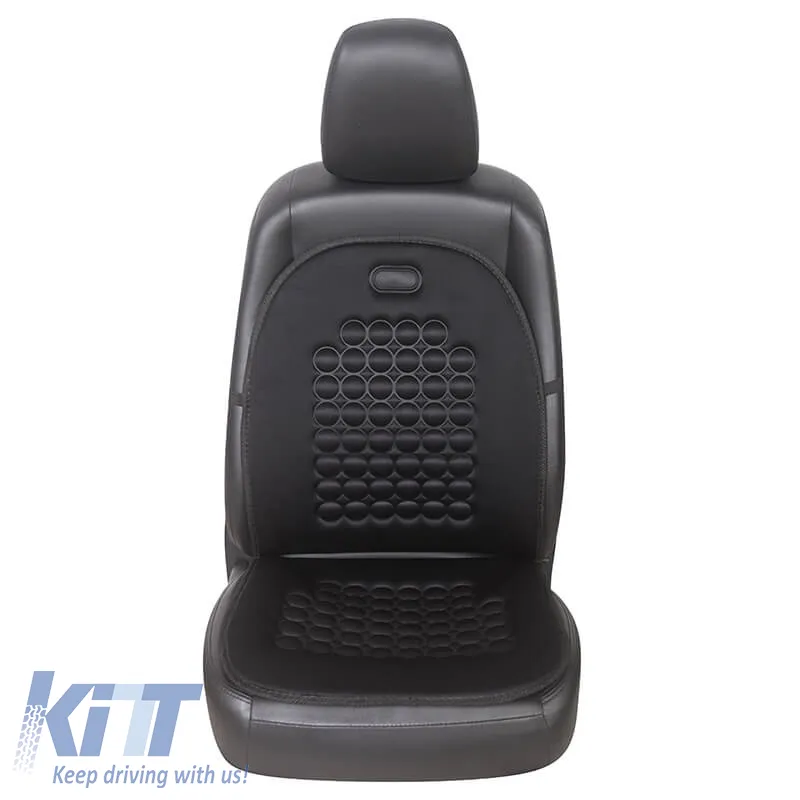 Car Seat Cushion Biomagnetic Black 1 Pc