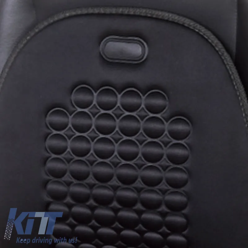 Car Seat Cushion Biomagnetic Black 1 Pc