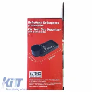 Car Seat Gap Organizer with Cup Holder Black 22529-image-6296779