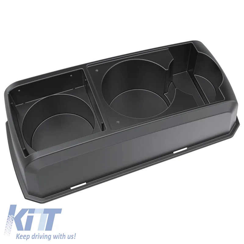 Car Seat Gap Organizer with Double Cup Holder Black 22527