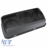 Car Seat Gap Organizer with Double Cup Holder Black 22527-image-6296754