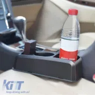 Car Seat Gap Organizer with Double Cup Holder Black 22527-image-6296758