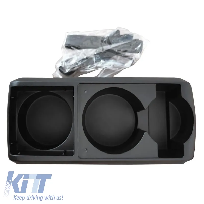 Car Seat Gap Organizer with Double Cup Holder Black 22527