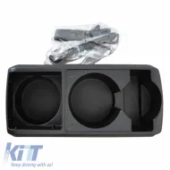 Car Seat Gap Organizer with Double Cup Holder Black 22527-image-6296759