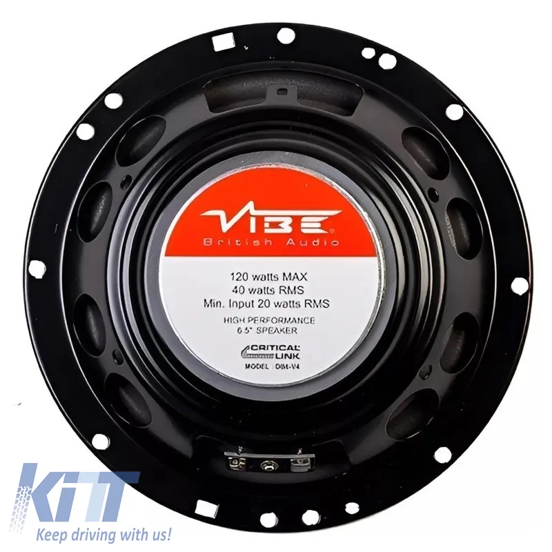 Car Speaker Vibe DΒ6-V4 Easy Fit 6.5"/16.5cm 120W Peak 40W RMS 1 Piece