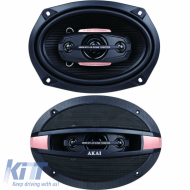Car Speakers Akai TJ-690 6x9'' 89w 4 Way Pair 2 Pieces